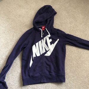 Nike hooded zipup